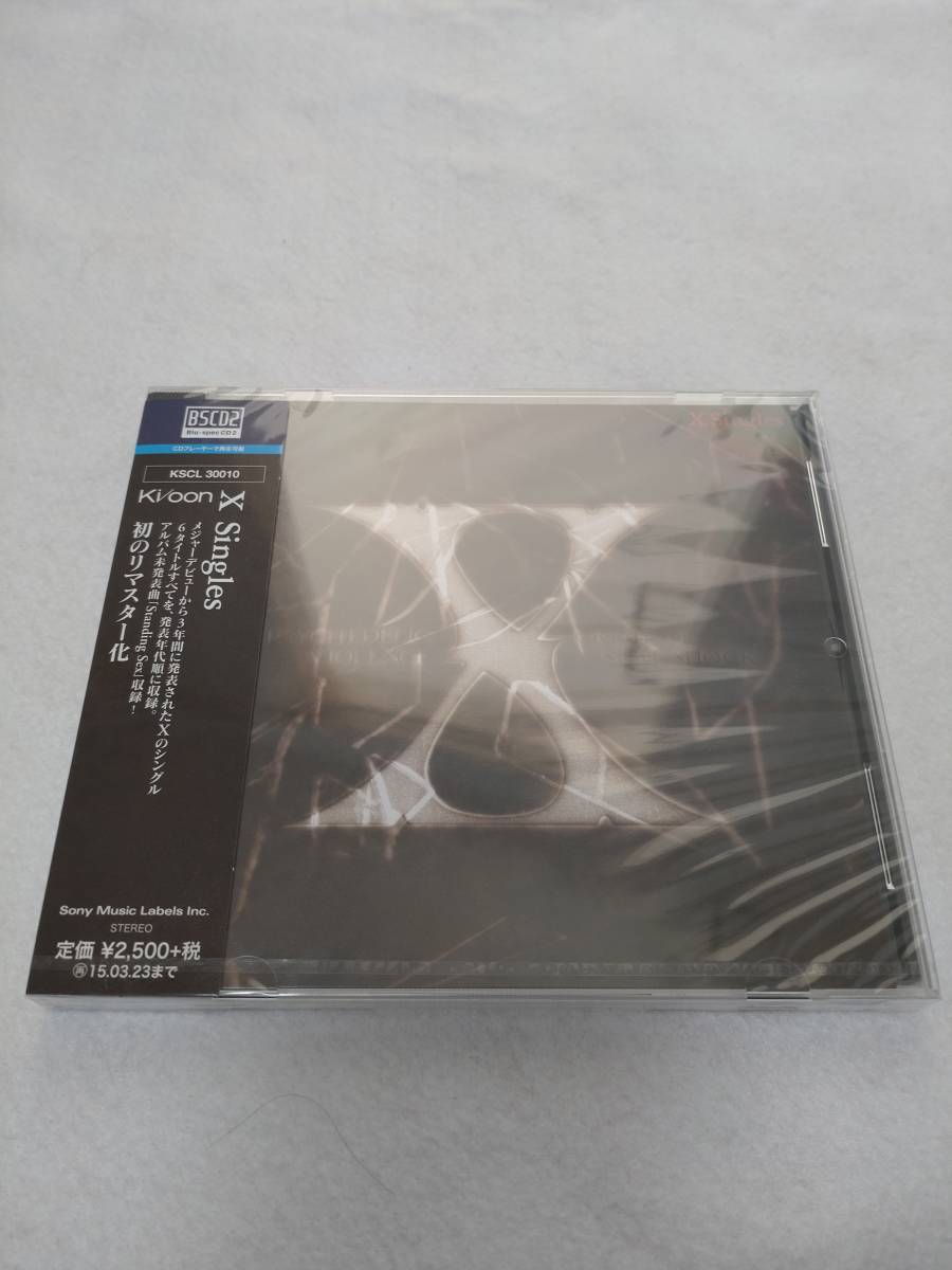 X / エックス シングルズ 【Blu-spec CD2】 (未開封品)　XJAPAN　X JAPAN エックスジャパン TOSHI hide YOSHIKI ブルースペックCD singles_画像1