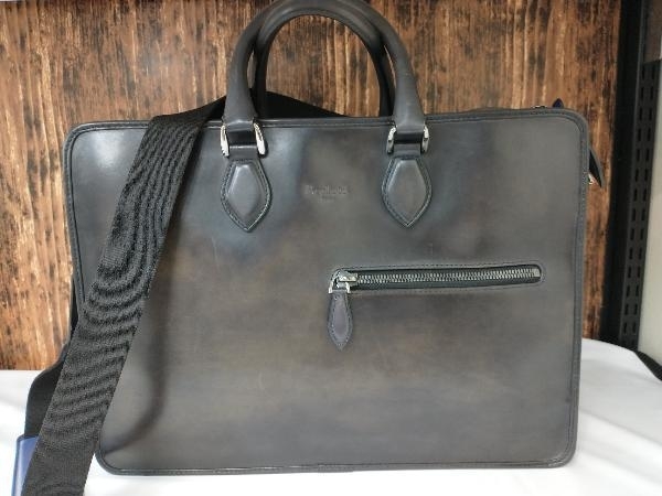39%割引最初の Berluti/ベルルッティ/ドゥジュール レザーブリーフ 【ラッピング不可】 Berluti ベルルッティ レザーブリーフケース ビジネスバッグ