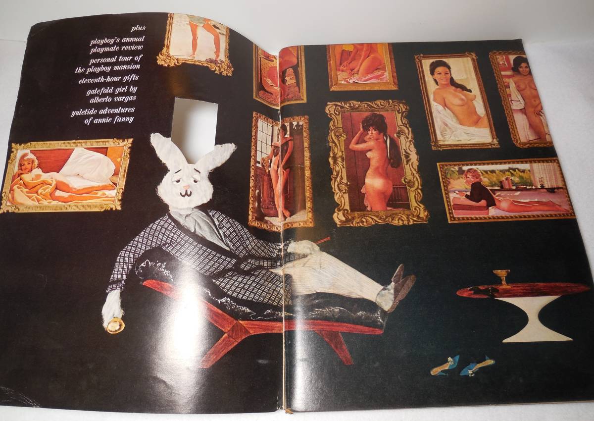 1966年 昭和41年 洋雑誌 USA「PLAYBOY」１２冊セット ヌード ファッション 広告 イラスト アメリカ文化 他 _画像7