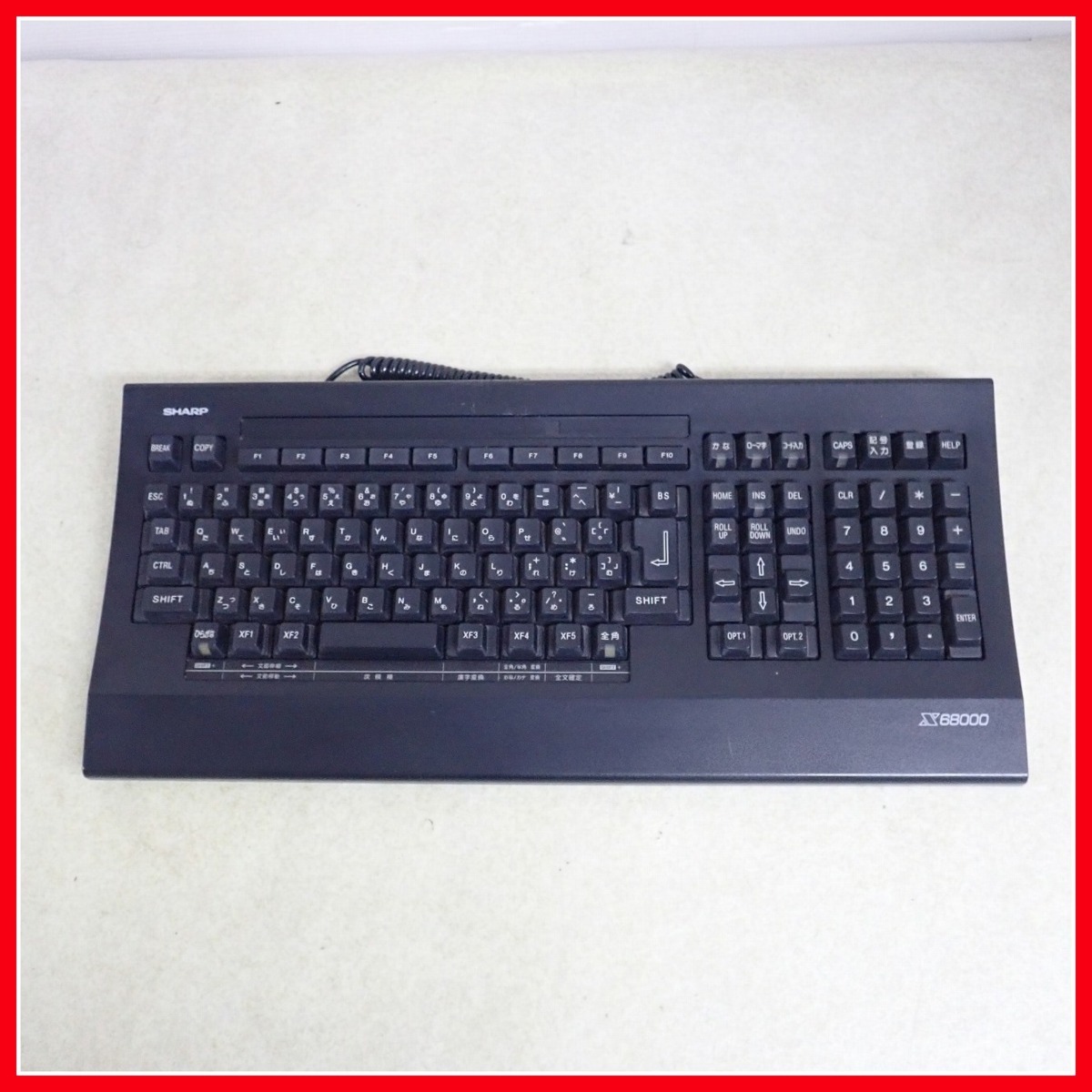 品) SHARP X68000 キーボード (ジャンク・動作保証無し) | www