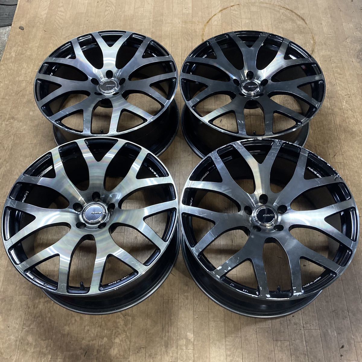 最新号掲載アイテム C834 RAYS WALTZFORGED S7 8.5J 20インチ 5H 112 38 4
