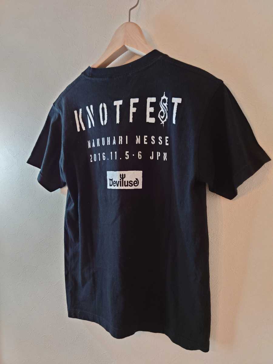 KNOTFEST JAPAN 2016 ＆Deviluse デビルユース Tシャツ ライブTシャツ Sサイズ バンドTシャツ ノットフェス　_画像4