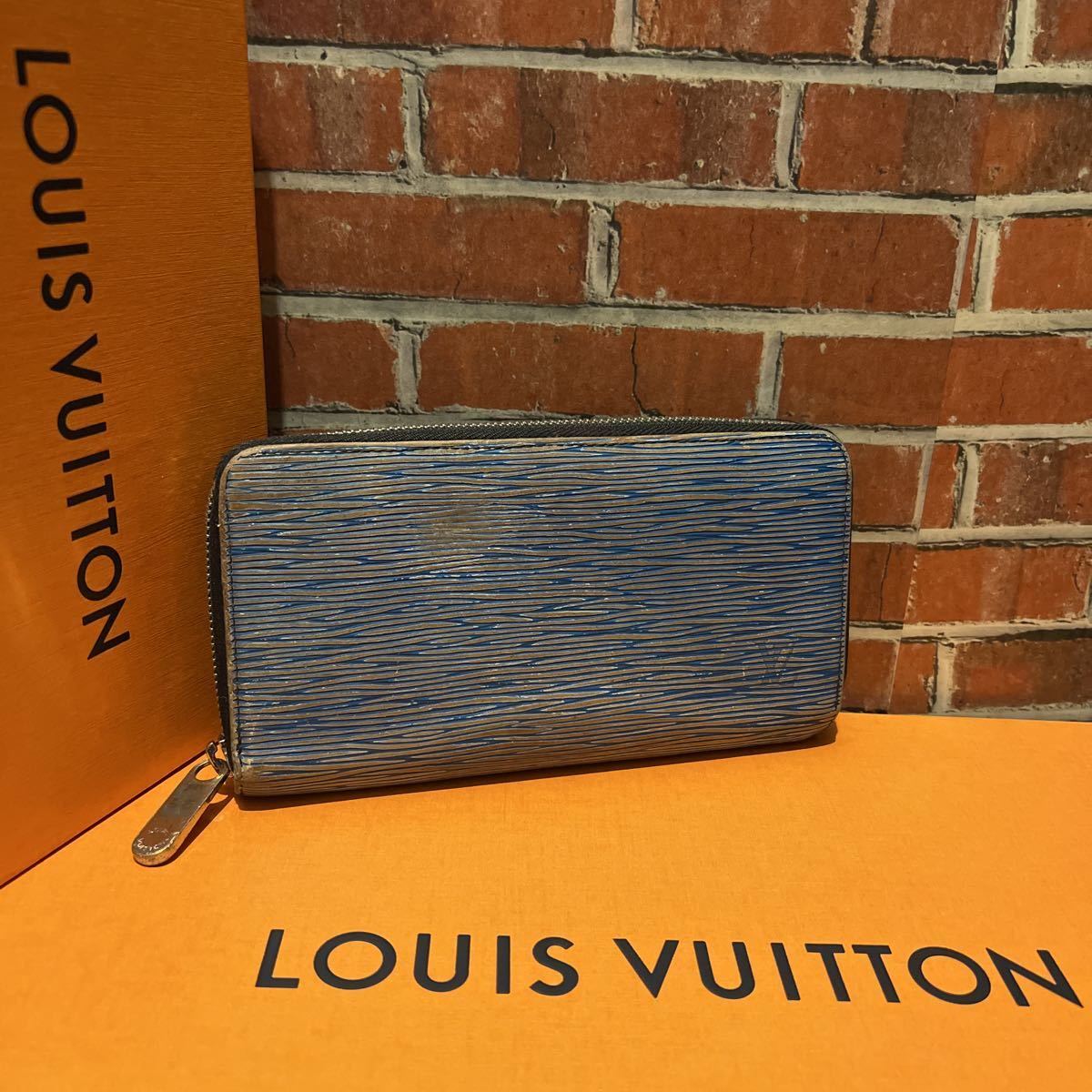 ☆正規品☆美品☆LOUIS VUITTON ルイヴィトン エピ デニム ジッピー