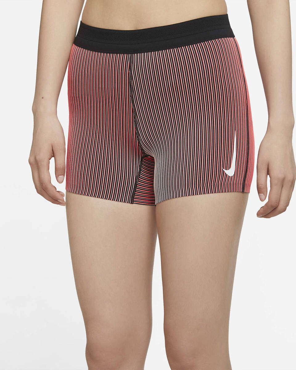 NIKE AEROSWIFT RUNNING ショート パンツ ブラック ピンク XS ナイキ エアロスイフト タイツ ランニング レース CJ2368-864_画像3