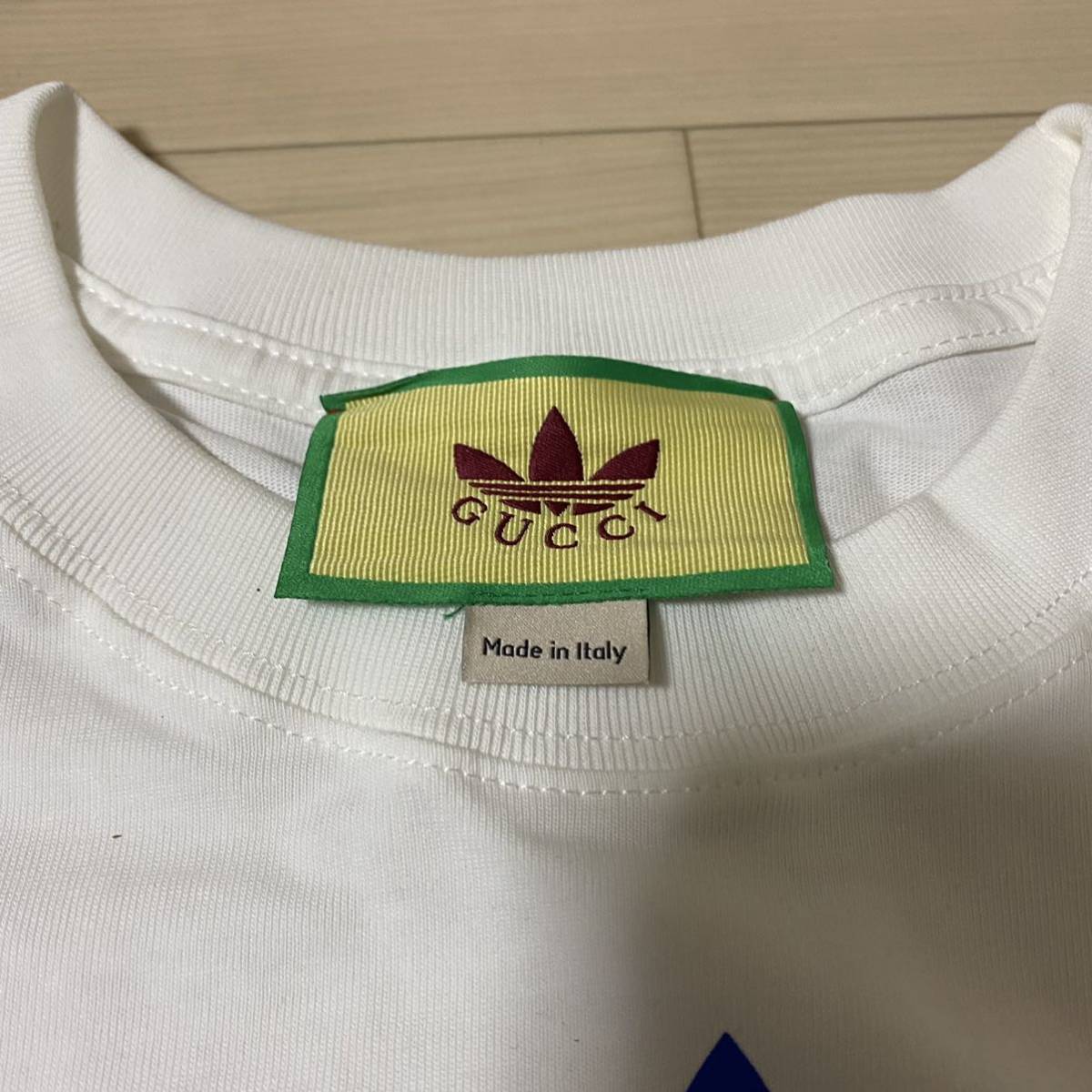 adidas×GUCCI／アディダス×グッチ】トレフォイル 半袖Tシャツ ／箱付き