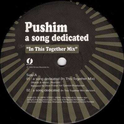 PUSHIM / A SONG DEDICATED (IN THIS TOGETHER MIX)japarege женщина .Pushim по причине название запись 12 дюймовый!!