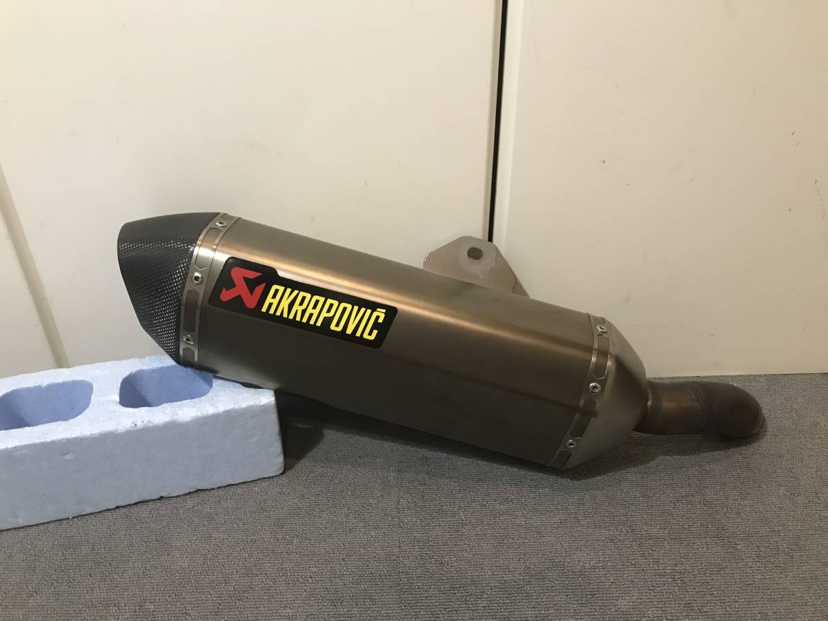 管理番号00914　AKRAPOVIC　アクラポビッチ　　NINJA250SL　スリップオン　サイレンサー　マフラー　ニンジャ250SL_画像1