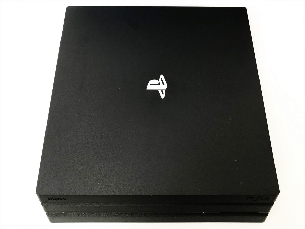 【1円】PS4 Pro 本体 セット 1TB ブラック SONY PlayStation4 CUH-7200B 動作確認済 箱 コントローラー プロ DC09-692jy/G4_画像3