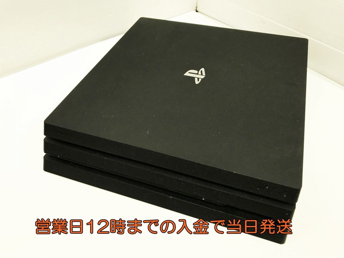 【1円】PS4 Pro ジェット・ブラック 1TB( CUH-7100BB01) ゲーム機本体 初期化動作確認済み 1A1000-1204e/G4_画像3