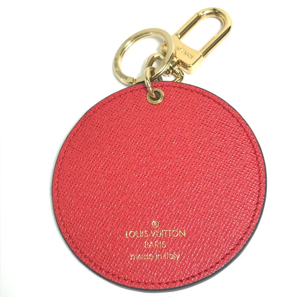  as good as new LOUIS VUITTON Louis Vuitton M68657porutokre monogram chiek key ring key holder bag charm 