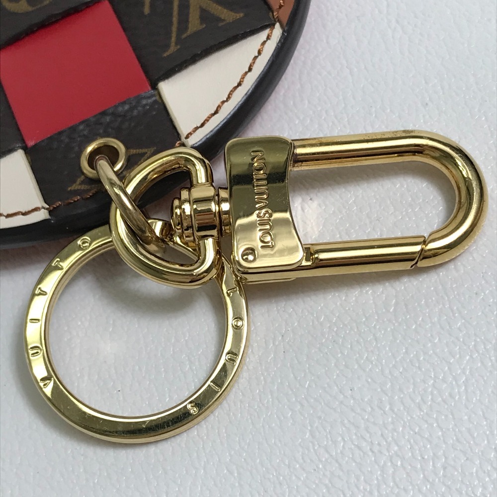  as good as new LOUIS VUITTON Louis Vuitton M68657porutokre monogram chiek key ring key holder bag charm 