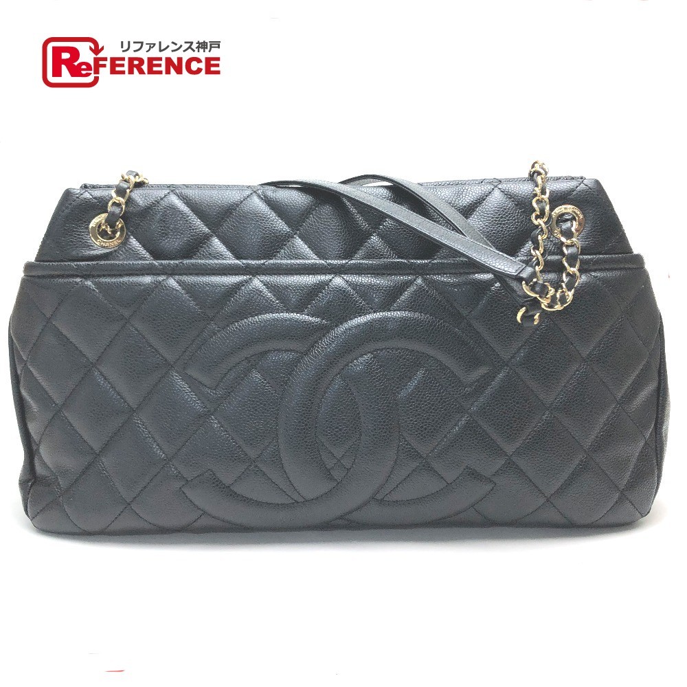 新しく着き CHANEL シャネル レディース【中古】 ブラック ソフト