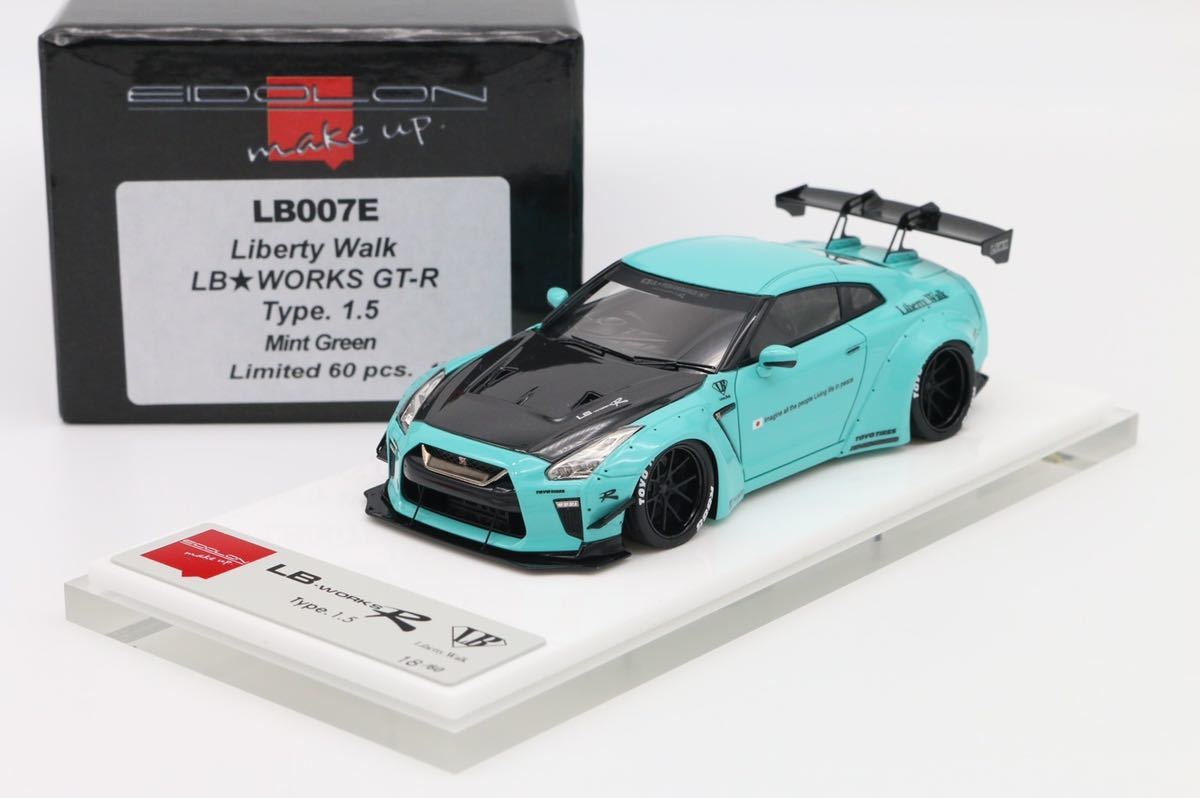 Maku Up メイクアップ EIDOLON 1/43 LB007E LB WORKS R35 GT-R Liberty Walk type 1.5 リバティウォーク 60台限定 スカイライン_画像1