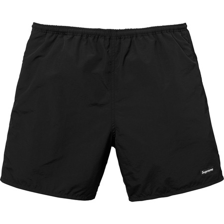 希少★新品本物【黒★M】★Nylon Water Short Box ボックス ナイロンウォーターショーツ 正規店購入 シュプリーム 入手困難 Supreme 2018SS