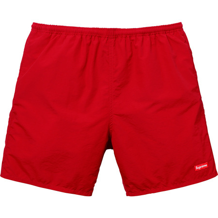 希少★新品本物【赤★M】★Nylon Water Short Box ボックス ナイロンウォーターショーツ 正規店購入 シュプリーム 入手困難 Supreme 2018SS_画像1