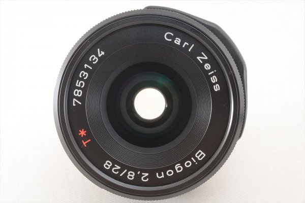コンタックス Contax Carl Zeiss Biogon T* 28mm F2.8 ブラック G1 G2