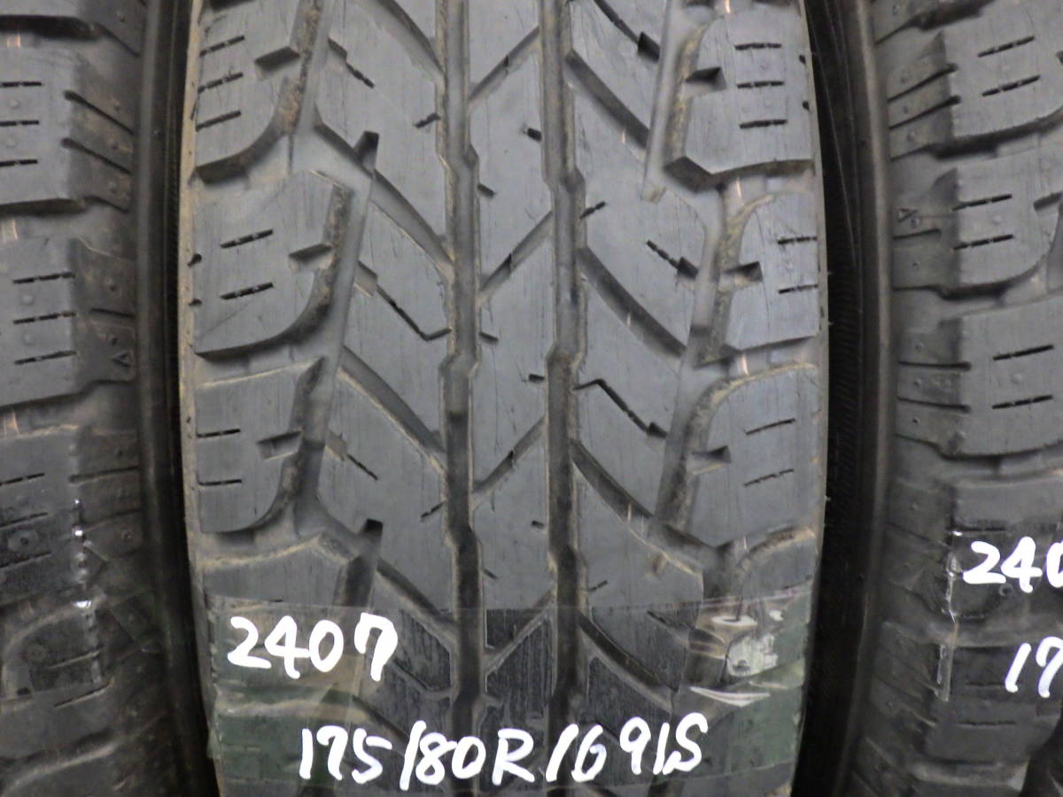 2407【175/80R16 91S　4本】ナンカン　NK４×４WD　A/T FT-7　中古タイヤ 即決価格有り！引き取り取り付け 茨城持ち込みタイヤ交換_画像3