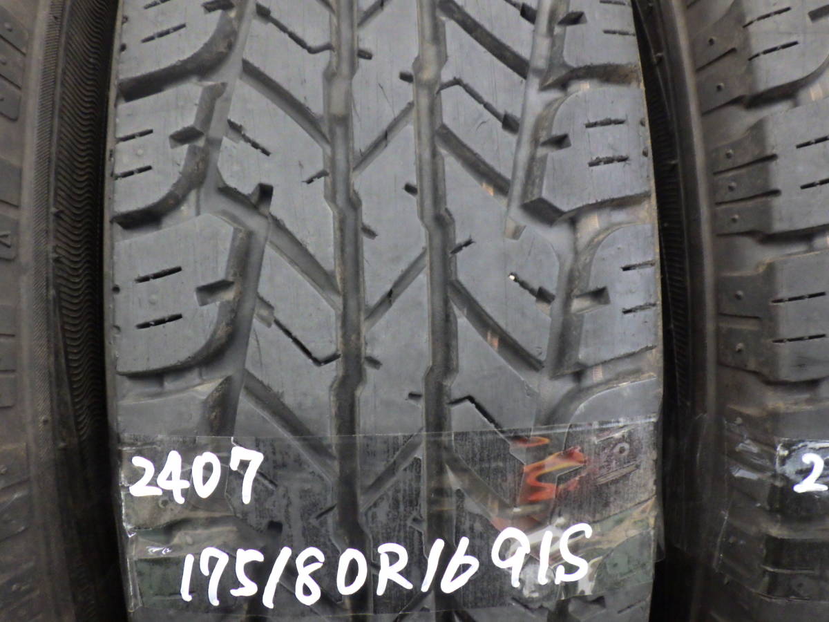 2407【175/80R16 91S　4本】ナンカン　NK４×４WD　A/T FT-7　中古タイヤ 即決価格有り！引き取り取り付け 茨城持ち込みタイヤ交換_画像4