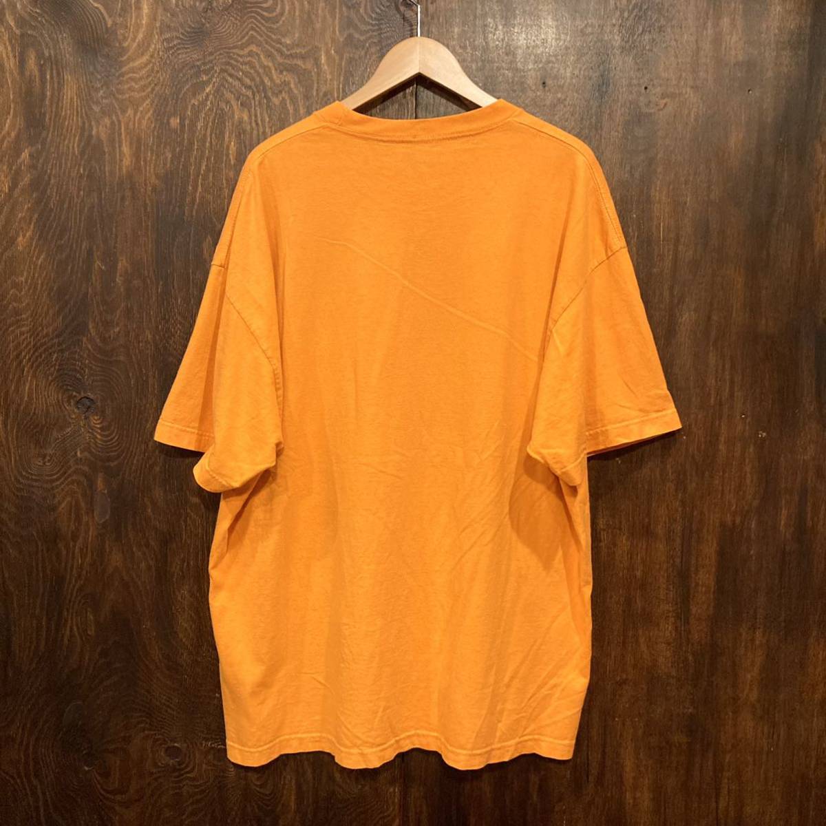 アメリカ古着 半袖Tシャツ プリントT ビッグサイズ オレンジ US古着 ルーズシルエット 3XL 4XL_画像2