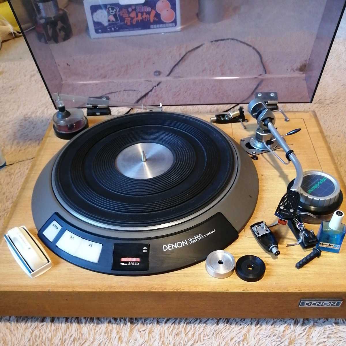 希少品【デンオン / DENON ダイレクトドライブレコードプレーヤー DP-3000 】1974年 昭和49年頃（ジャンク品）_画像5