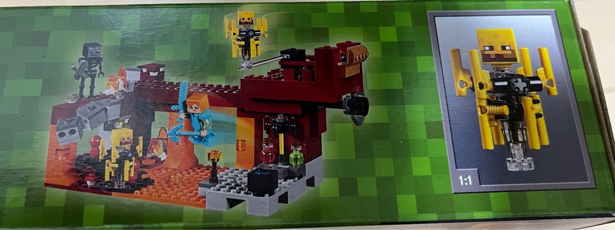 新品　レゴ LEGO マインクラフト　ブレイズブリッジでの戦い　21154