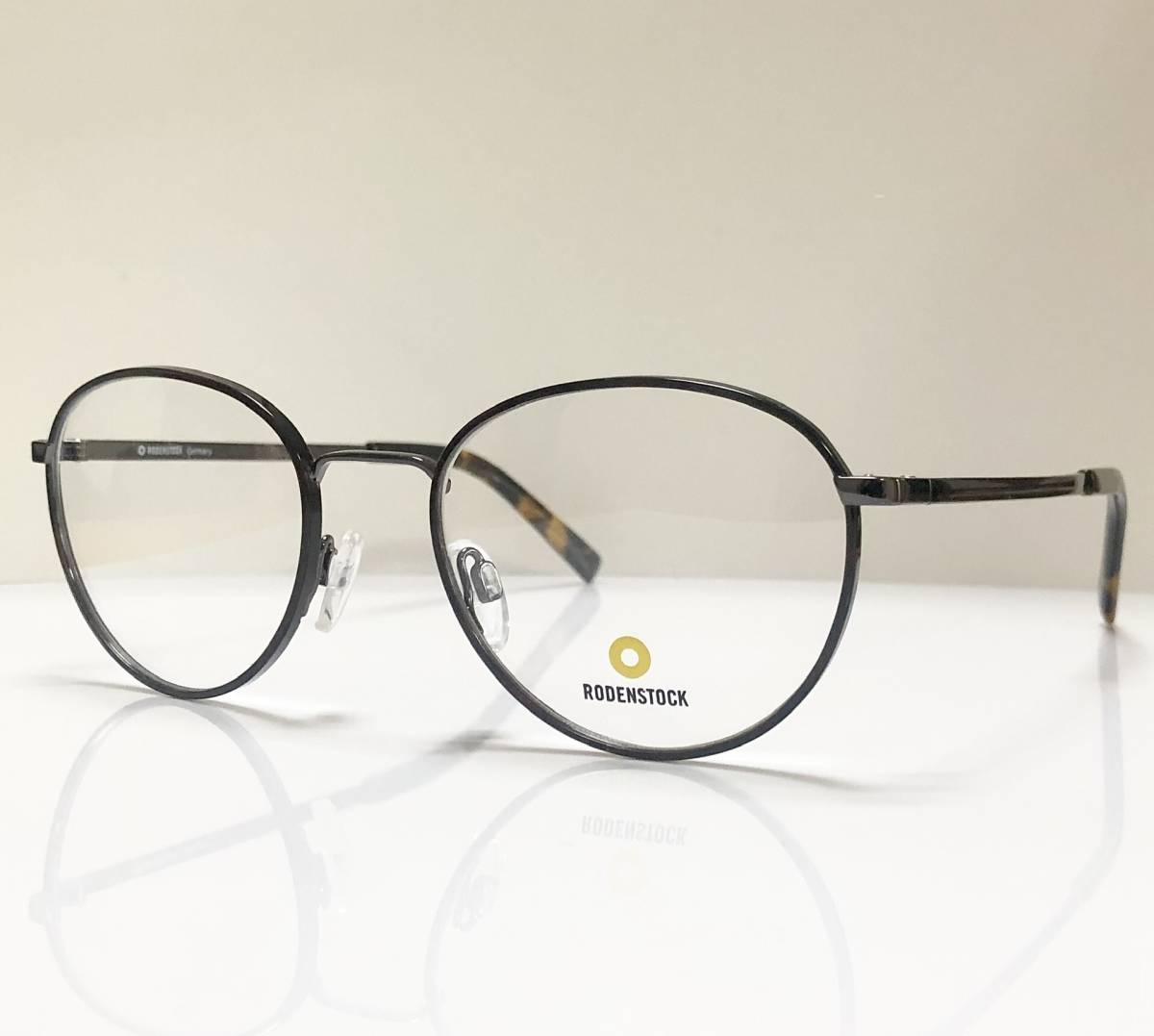 処分価格 未使用・新品 ローデンストック メガネ Rodenstock 黒 Rocco