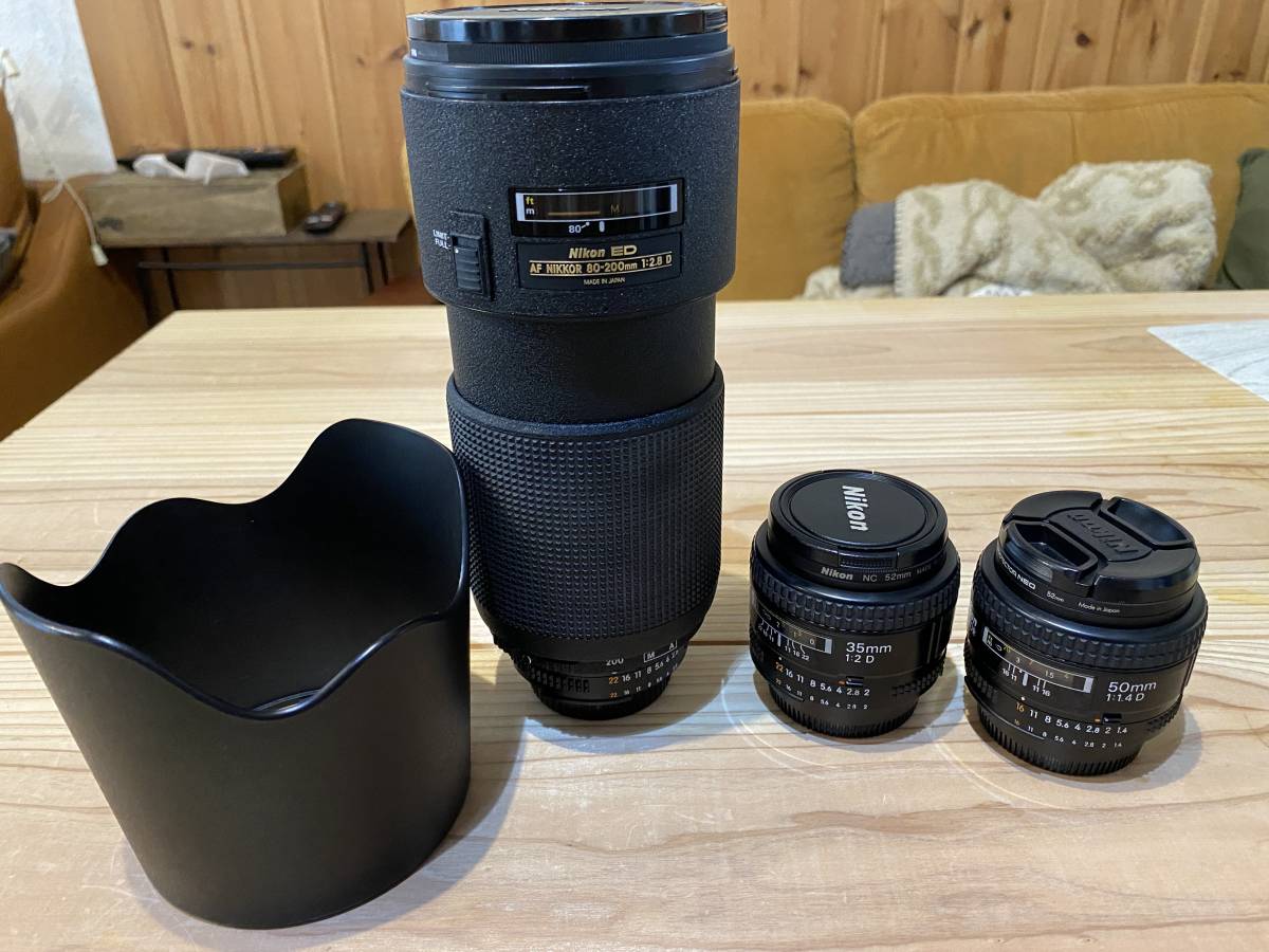 Nikon純正レンズ3本セット 単焦点とズームレンズ 35mm F 2d 50mm F 1 4d Af80 0mm F 2 8d Ed旧 Fxフォーマット フルサイズ 用 その他 売買されたオークション情報 Yahooの商品情報をアーカイブ公開 オークファン Aucfan Com Nikon純正レンズ3本セット 単焦点とズームレンズ 35mm F 2d 50mm F 1 4d Af80 0mm F 2 8d Ed旧 Fxフォーマット フルサイズ 用 その他 売買されたオークション情報 Yahooの商品情報をアーカイブ公開 オークファン Aucfan Com
