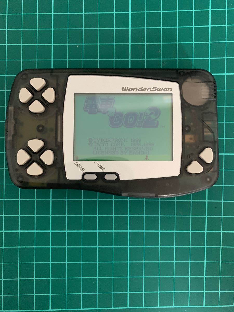 ワンダースワン　WONDERSWAN  スケルトンブラック　ジャンク品