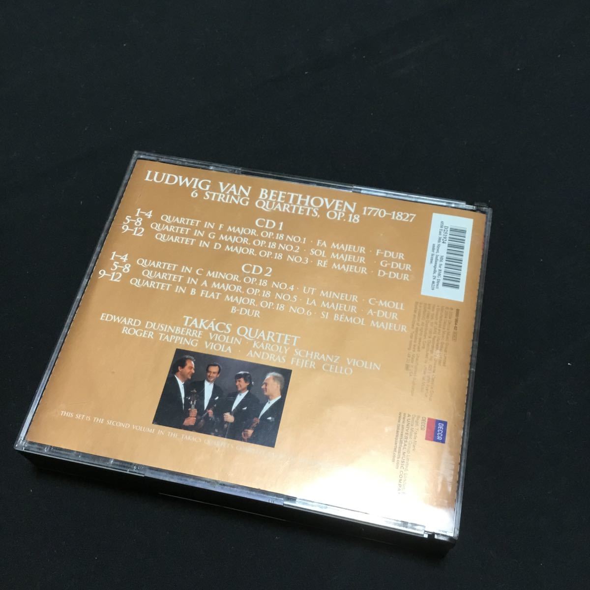 CD Ludwig van Beethoven Beethoven: The Early String Quartets Op. 18, Nos. 1-6 2枚組_画像4