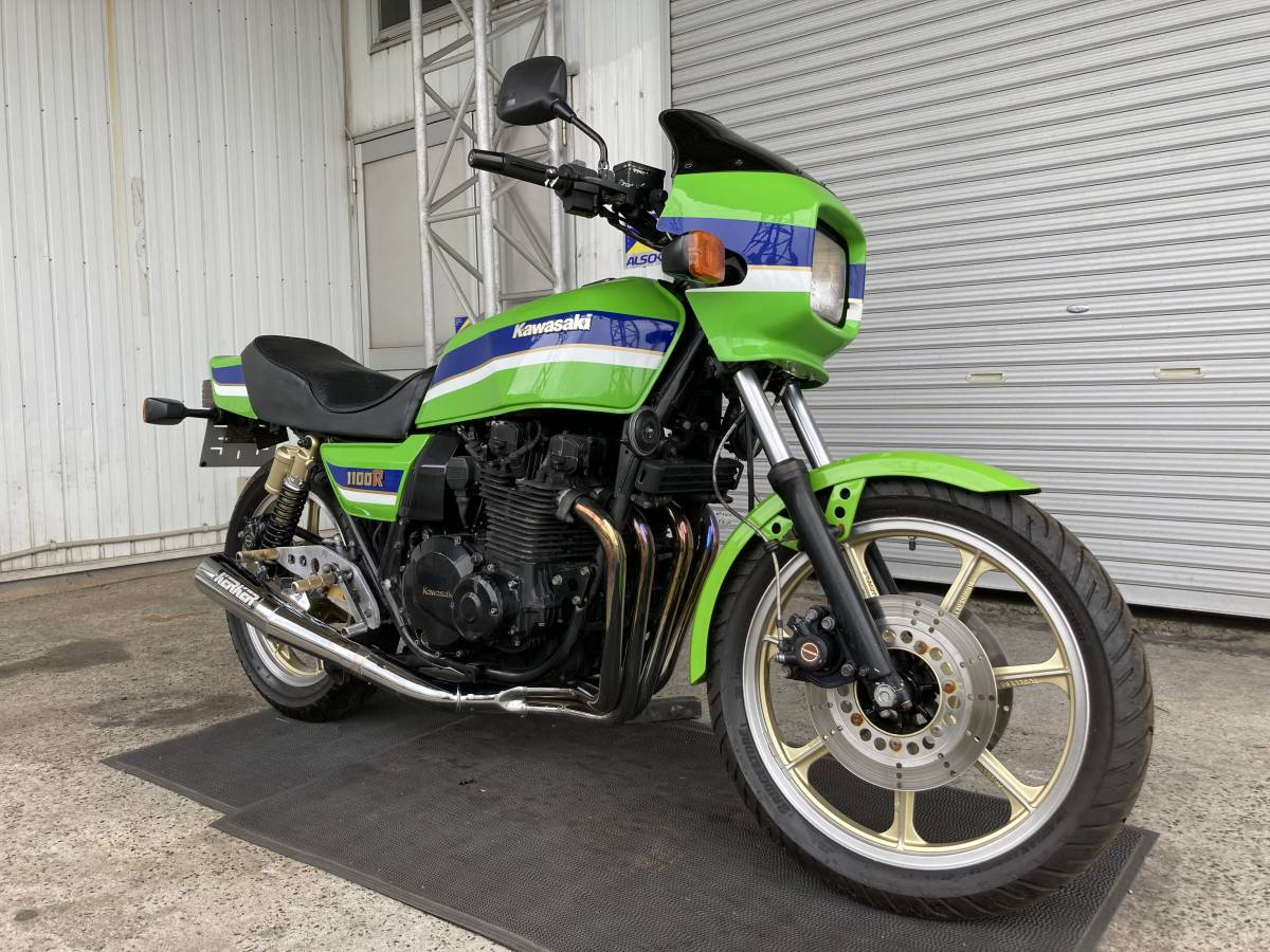 Z1100GP(KZT10B):Z1100Rローソンレプリカ仕様 28705 1982年式 程度良好!エンジン実働/輸入新規.国内未登録/豊橋/E40506-5-6BAGの画像1