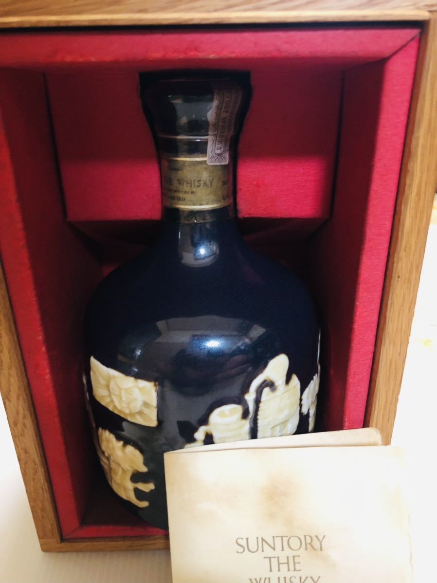 サントリー ザ ウイスキー SUNTORY THE WHISKY 有田焼 陶器ボトル サントリー ザ ウイスキー SUNTORY THE WHISKY 有田焼 陶器ボトル