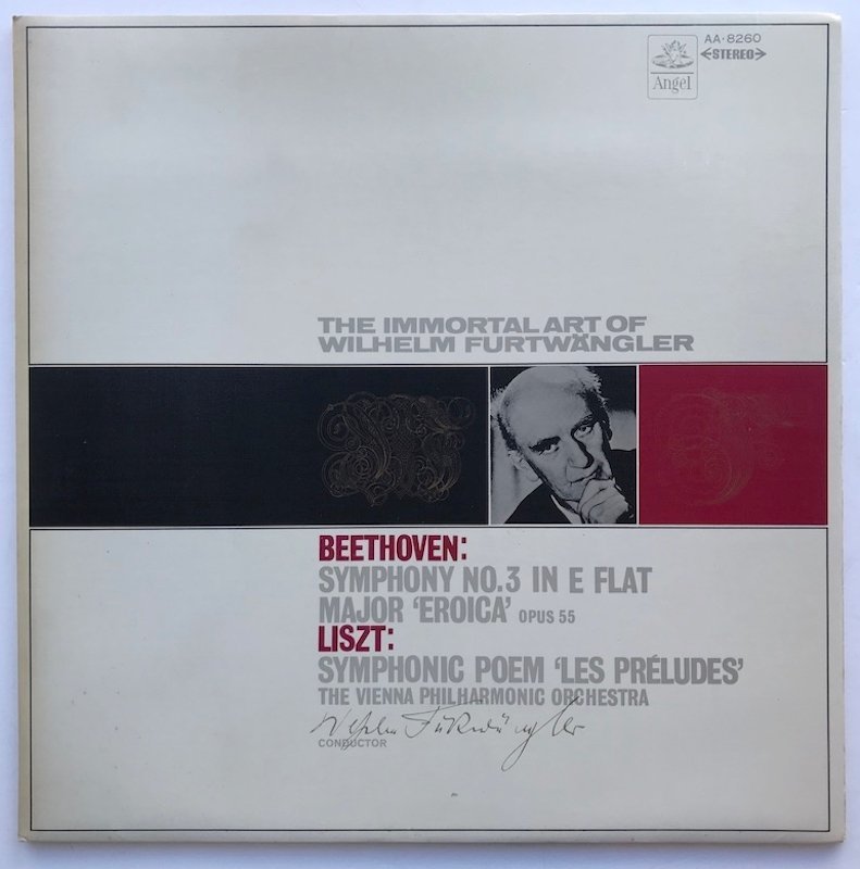 LP / フルトヴェングラー / ベートーヴェン：交響曲第3番「英雄」リスト：交響詩「前奏曲」 国内盤 AA-8260 0811_画像1