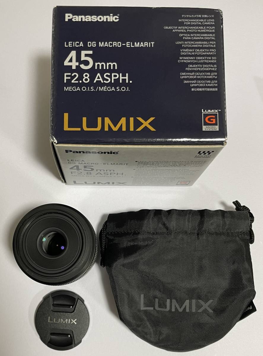 ☆パナソニック☆Panasonic☆レンズ☆マクロ☆45mm F2.8 ASPH☆LUMIX