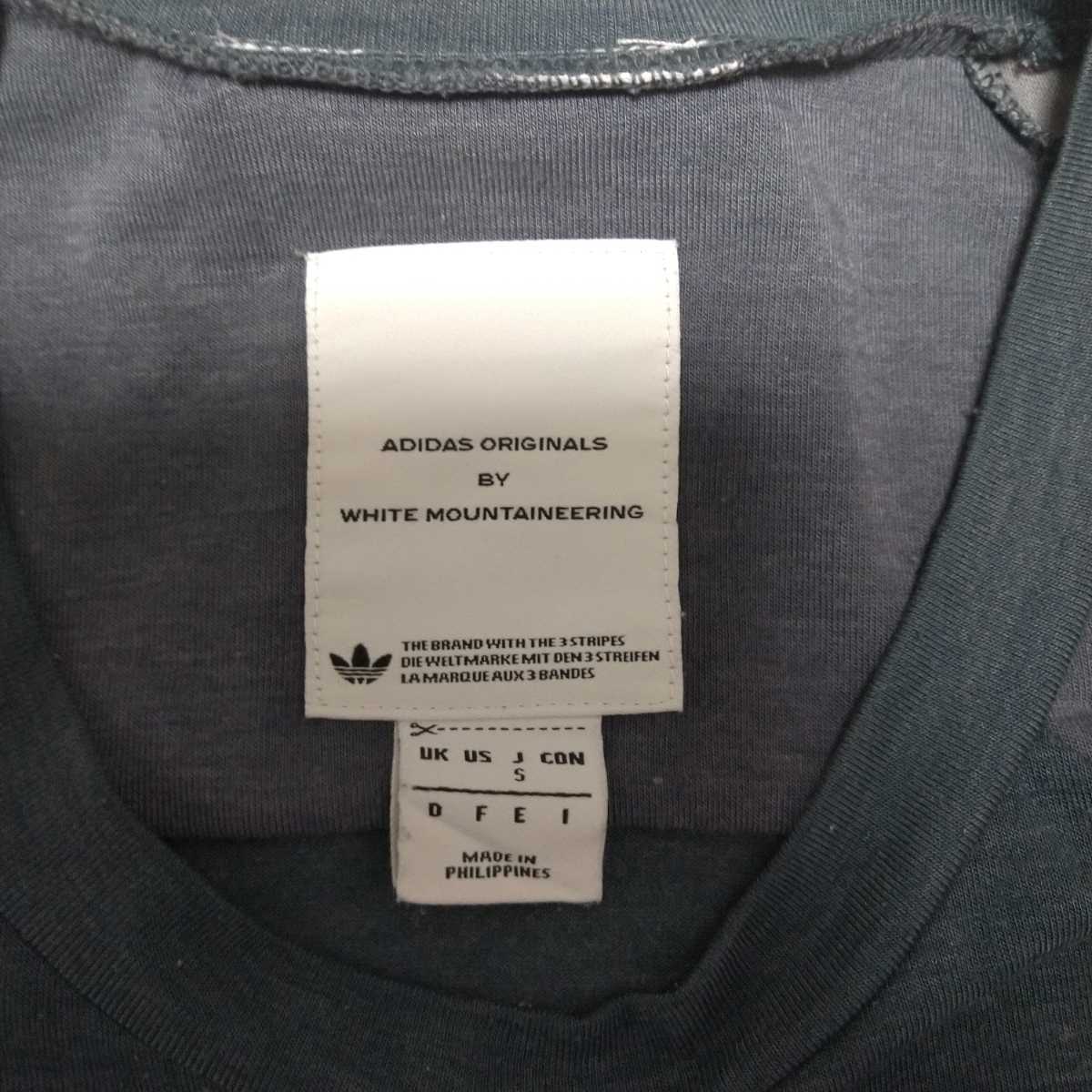 送料無料 adidas アディダス white mountaineering ホワイトマウンテニアリング サイドメッシュ 半袖Tシャツ S_画像4