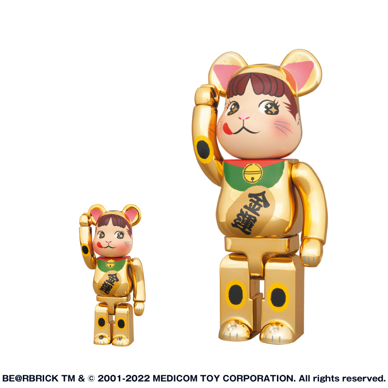 BE@RBRICK 招き猫 ペコちゃん 1000% ベアブリック 送料込み | www