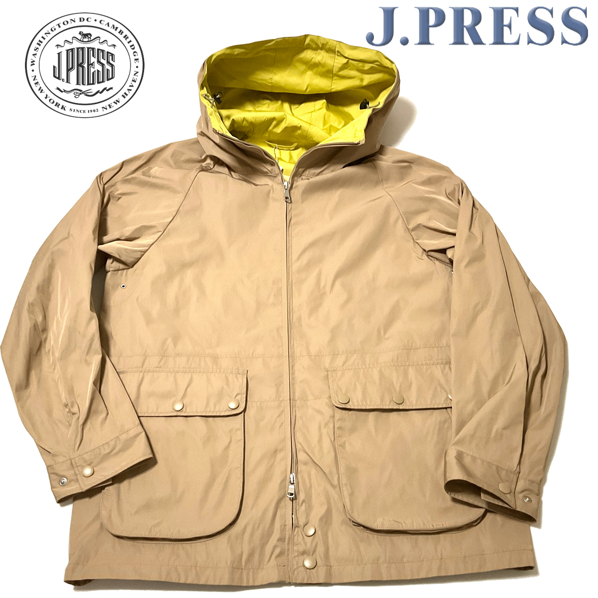 ☆☆ JP365XL 新品/春夏 J.PRESS Jプレス メモリー素材 マウンテンパーカー 携帯/パッカブル仕様 オンワード樫山