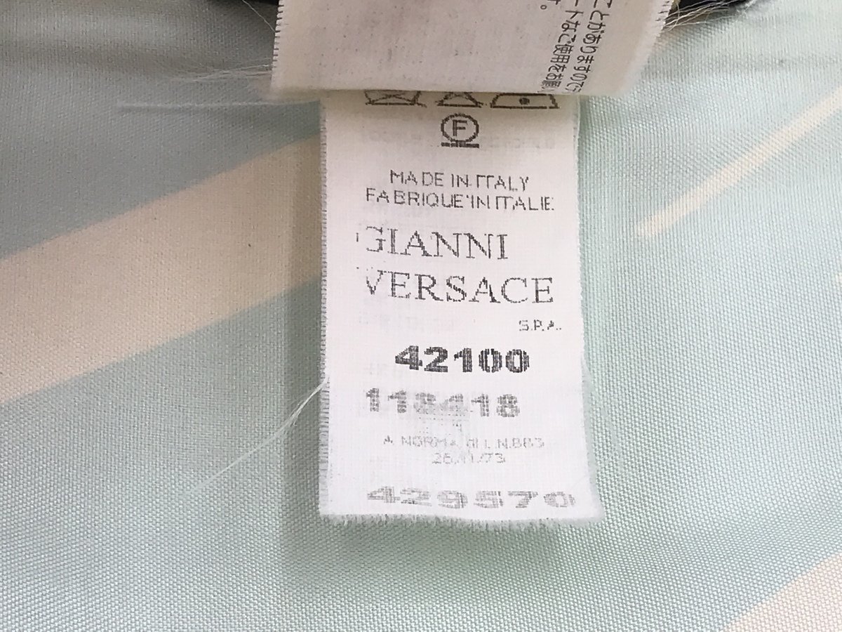 1円スタート VERSACE ヴェルサーチェ シングルジャケット テーラード