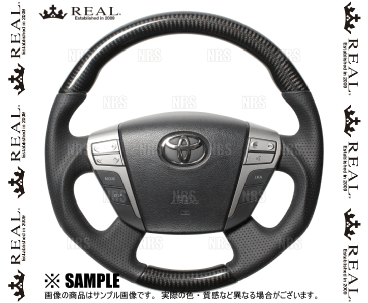 REAL レアル オリジナル (ブラックカーボン/ブラックユーロステッチ) クラウン ハイブリッド GWS204 2008/2～2012/12 (H20-BKC-BK