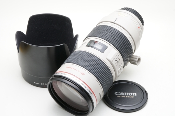 フジヤカメラ】ジャンク品 Canon EF70-200mm F2.8L IS USM (フード付き) キヤノン AF一眼レフ用 EFマウント 大口径  望遠ズームレンズ
