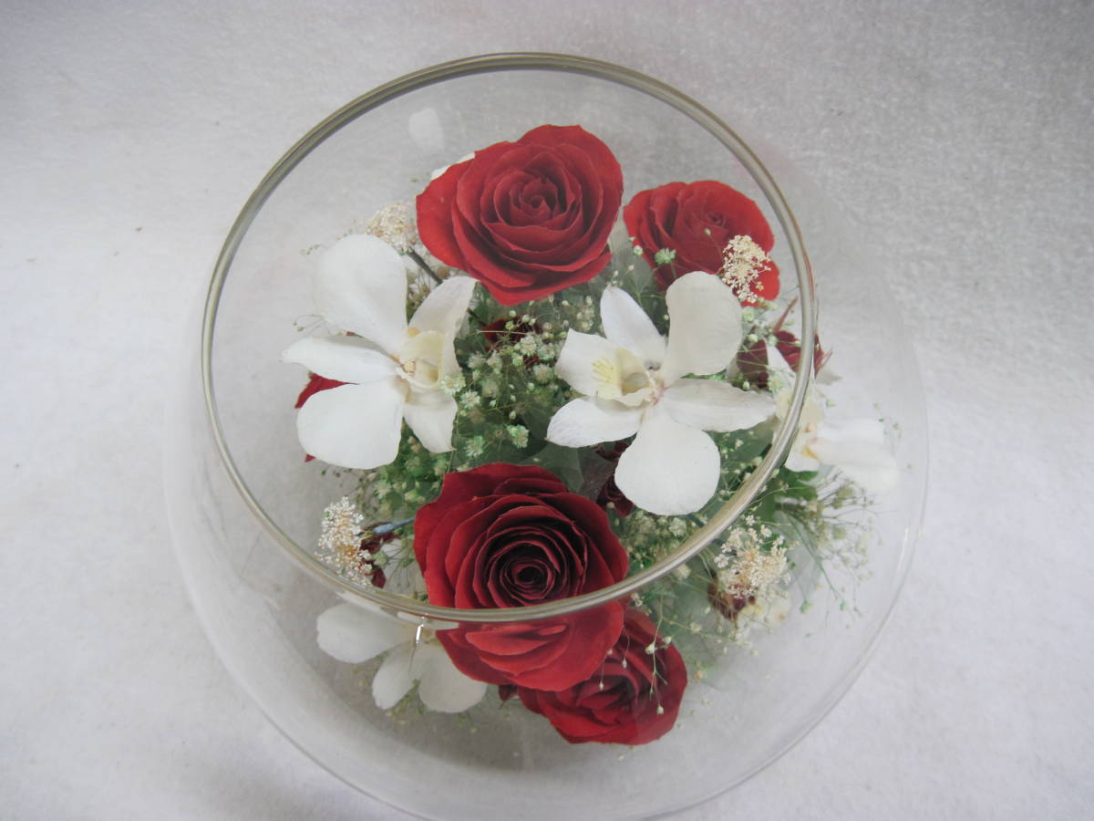  Eternal flower glass case flower atelier preserved flower flower arrangement interior ornament 