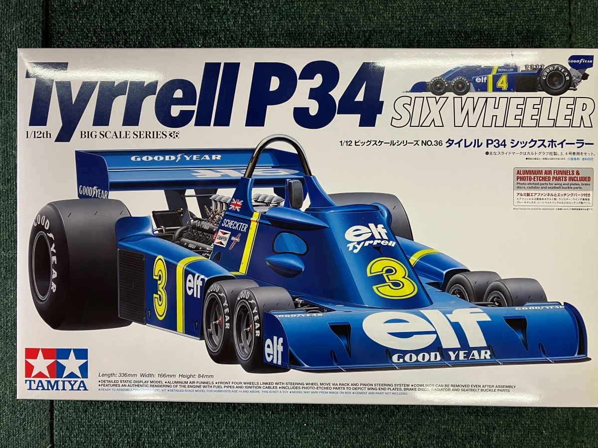 タイレル P34 シックスホイーラー 1/12 ビッグスケールシリーズ