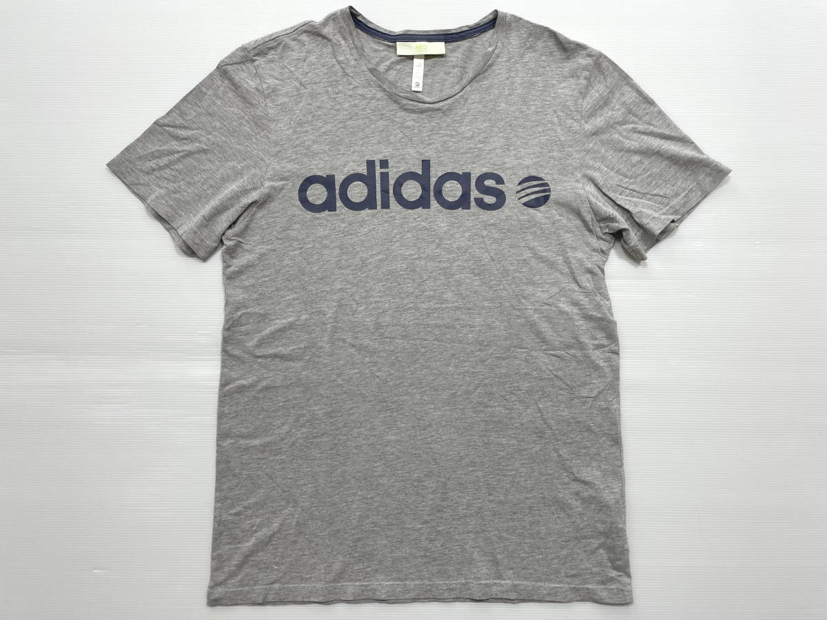 アディダス adidas 半袖Tシャツ スポーツウェア 正規品　　 トレーニングウェア ビッグロゴ デカロゴ 石瀬4496_画像1