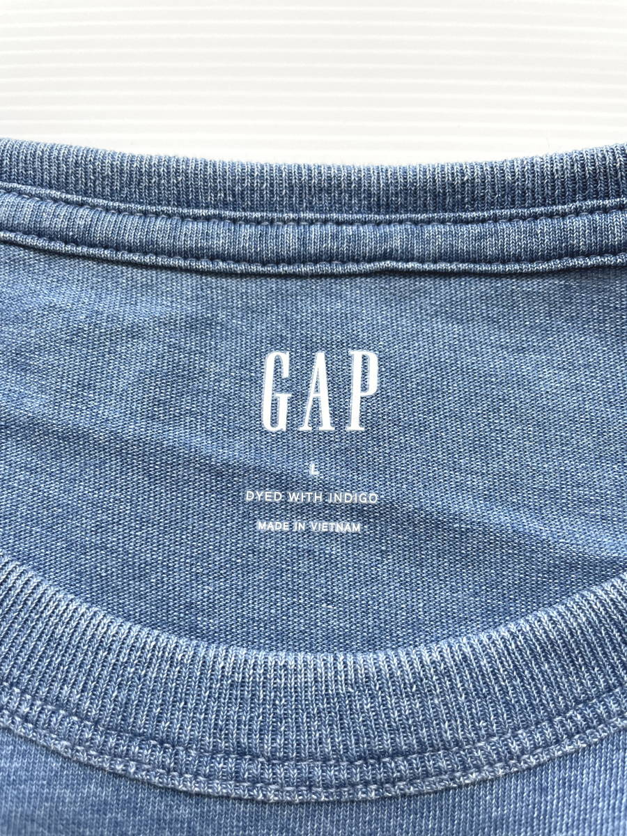  Gap GAP короткий рукав футболка хлопок футболка Denim te Caro go вырез лодочкой камень .4504