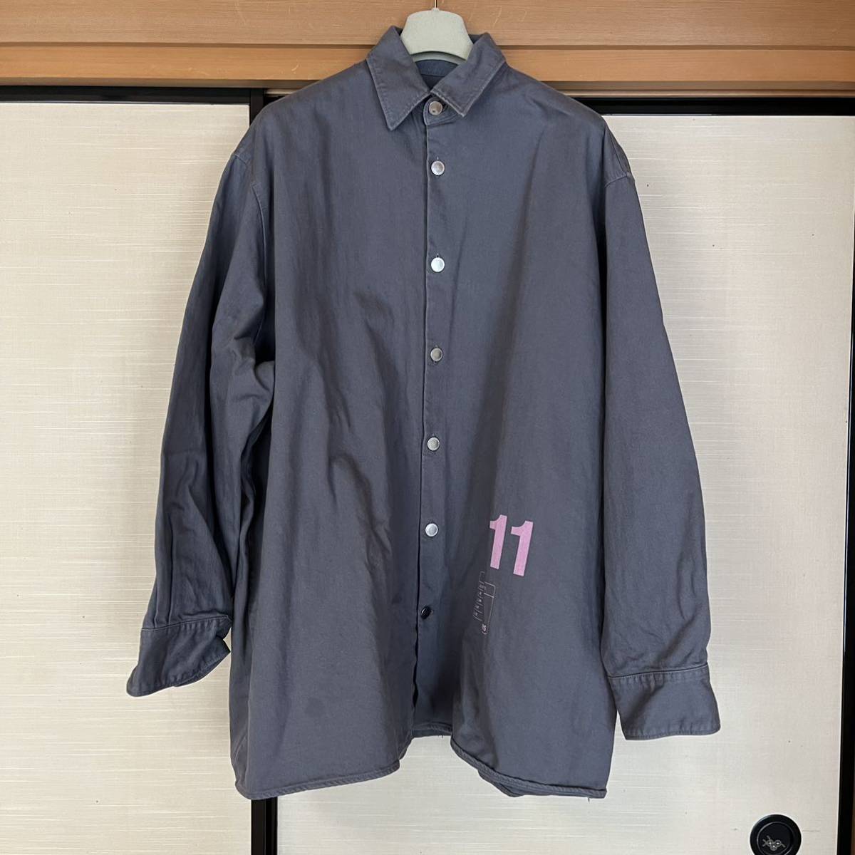 RAF SIMONS ラフシモンズ デニムイージーフィットシャツ ラフシモンズ