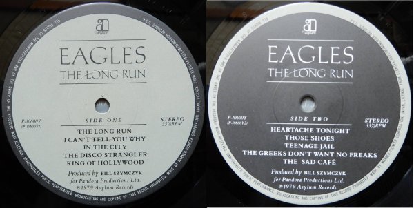 [LP] Eagle s/ long * Ran / EAGLES / LONG RUN * P-10600Y Japanese record 1979 year with belt see . jacket direct import . record Press 