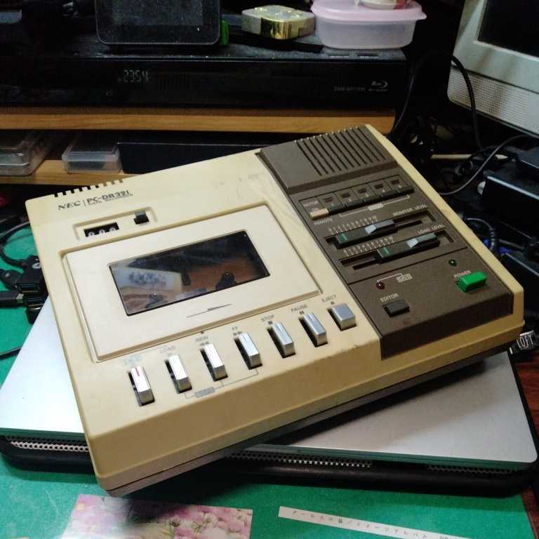 メンテナンス済み NECデータレコーダ PC-DR321 PC-6001,PC-8001,MSX等