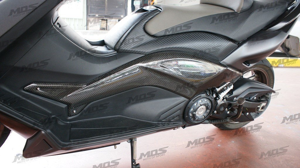 バイク用品 MOS製 YAMAHA ヤマハ T-MAX530 カーボンファイバー サイドカバー【送料800円】_画像1