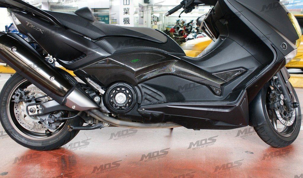 バイク用品 MOS製 YAMAHA ヤマハ T-MAX530 カーボンファイバー サイドカバー【送料800円】_画像2