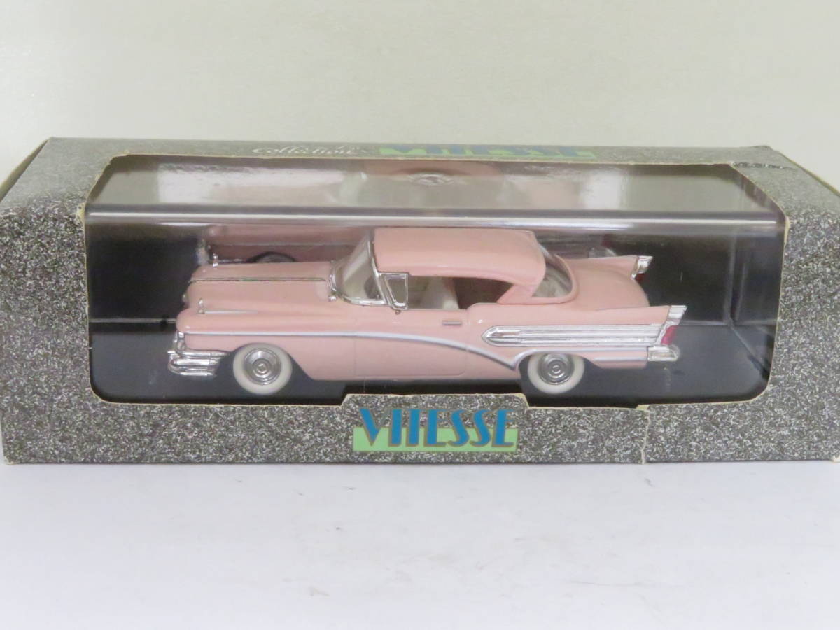 Vitesse BUICK ROADMASTER 2-DOORS 1958 ビュイック ロードマスター ピンク 箱付 1/43 ポルトガル製 ニサレ_画像6