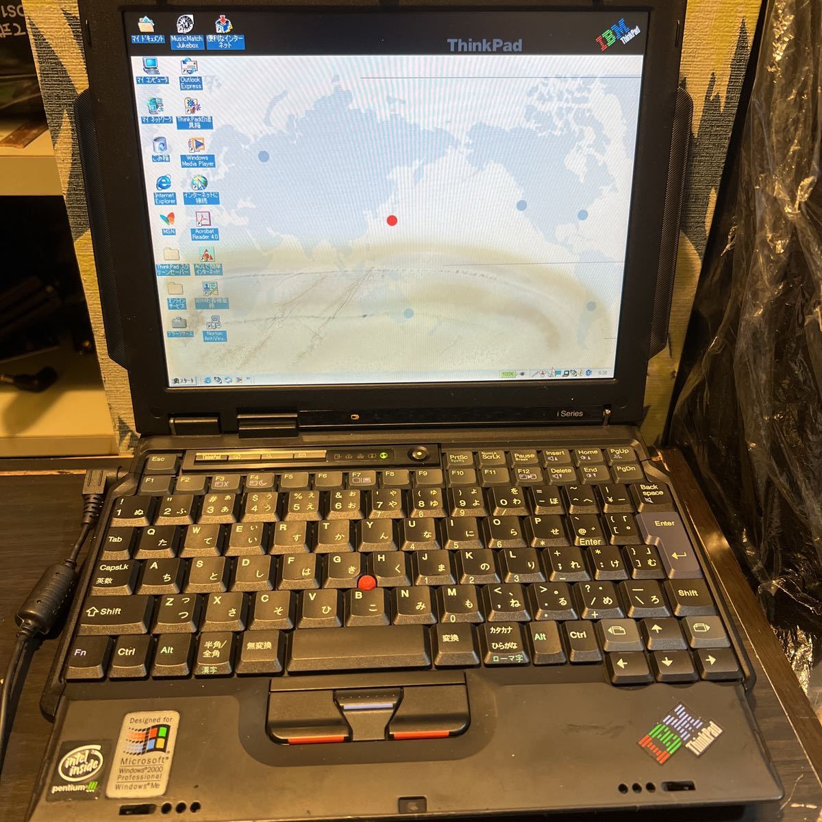 IBM ThinkPad i Series s30 2639-43J ミラージュ・ブラック リカバリー済み Windows ME_画像1